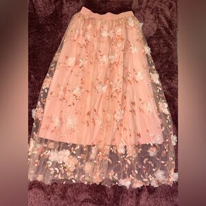 ✨🌸SHEIN Gloral Maxi Skirt🌸✨